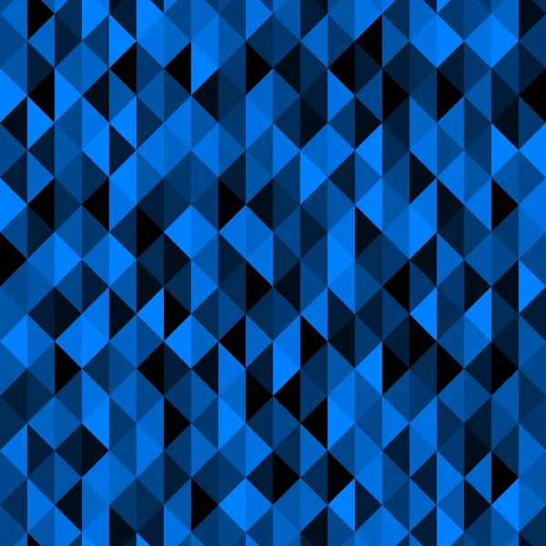 Abstract Multicolor Sapphire Blue Background Vector Digital Polygonal Triangles Grid — Image vectorielle