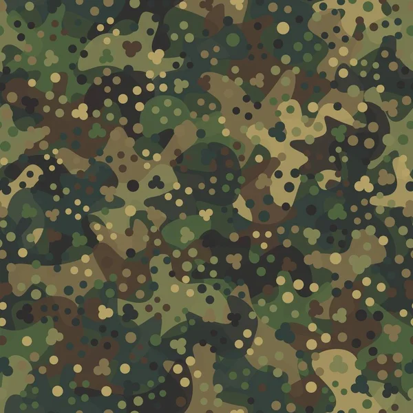 Fond Décoratif Motif Camouflage Flecktarn Style Vestimentaire Classique Camouflage Imprimé — Image vectorielle