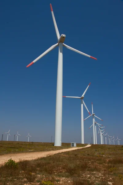 Wind power generators in the Bulgaria — Stock Photo, Image