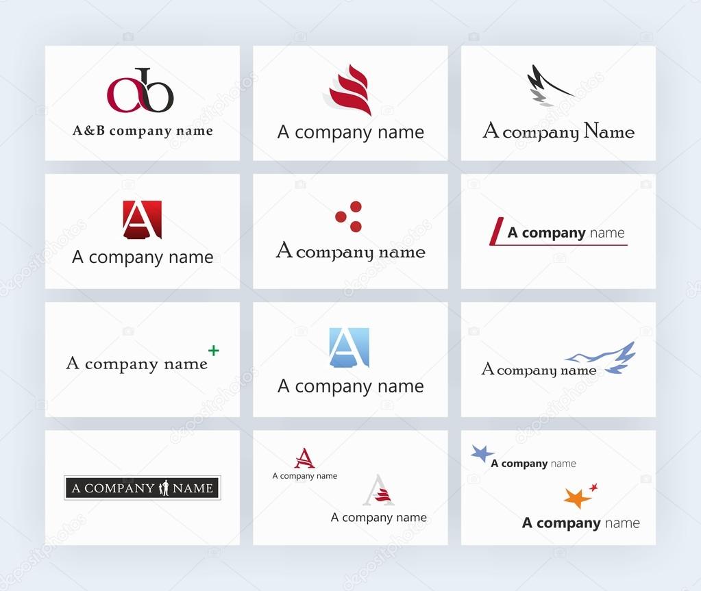 Corporate Design Logo Elements, AB company name