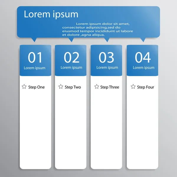 Tasarım temiz sayı Banner şablon grafik veya Web sitesi düzeni