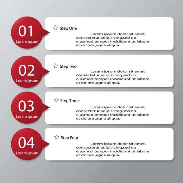 Tasarım temiz sayı Banner şablon grafik veya Web sitesi düzeni