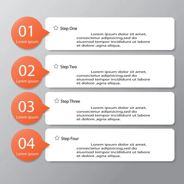 Tasarım temiz sayı Banner şablon grafik veya Web sitesi düzeni