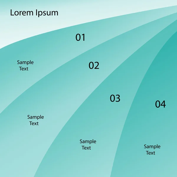 temiz sayı Banner şablon grafik veya Web sitesi düzeni vektör tasarımı