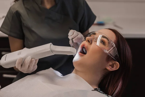 Dentist Check Appointment Cavity Whitening Teeth Implants — Stock Photo, Image