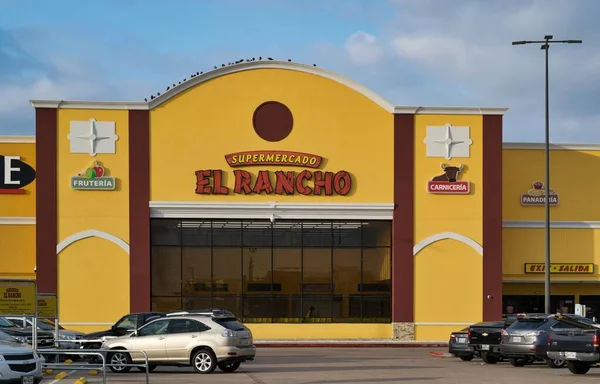 Houston Texas Usa 2020 Rancho Supermercado Houston Texas Catena Supermercati — Foto Stock