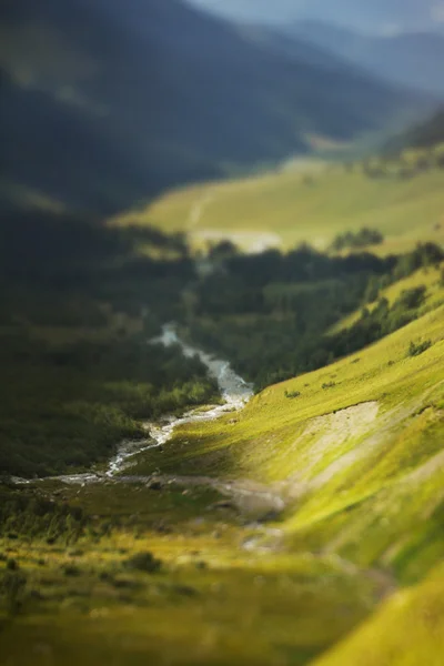 Valle verde — Foto de Stock