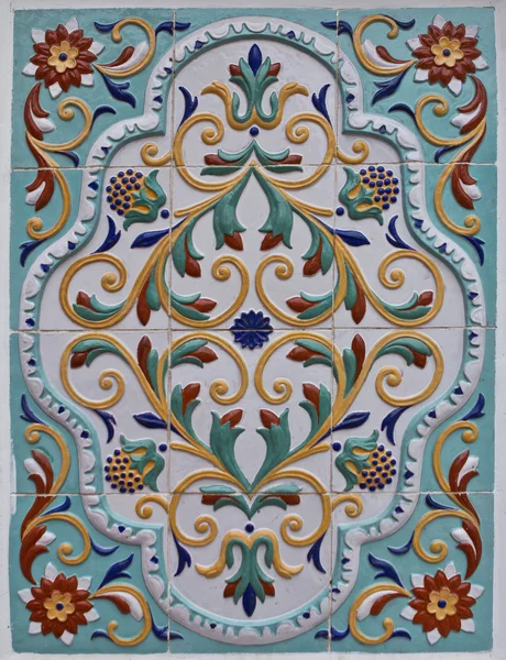 Colorful glass mosaic art — Stock Photo, Image