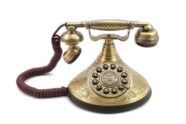 eski vintage telefon