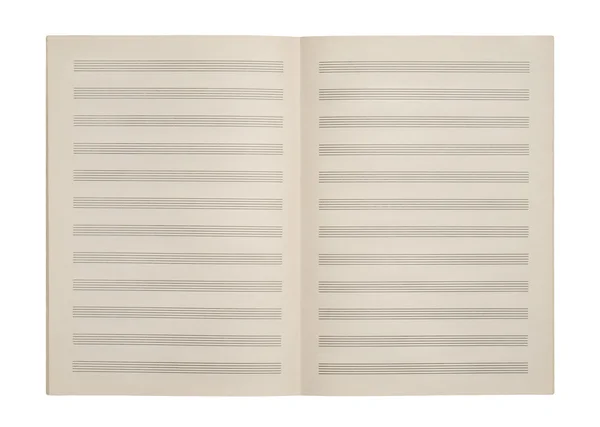 Sheets for musical notes — Stock Photo, Image