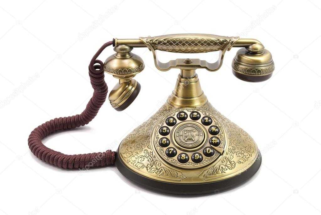 Old vintage telephone
