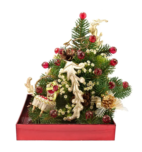 Decorated christmas tree Stock Image