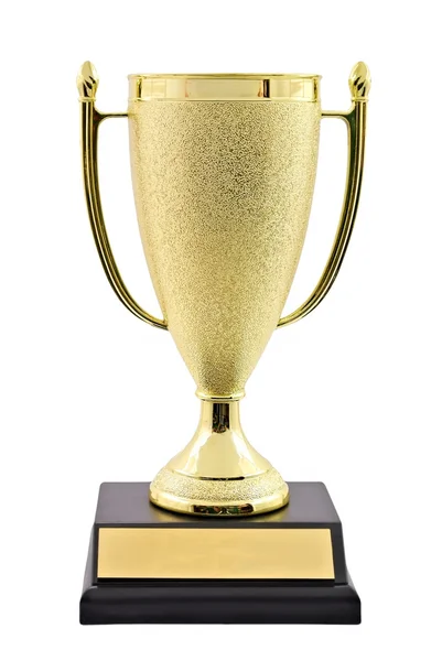 Gold trophy cup — Stock Photo, Image