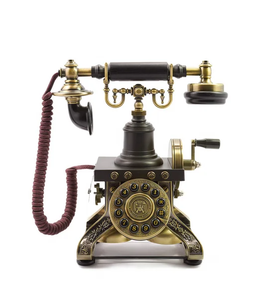 Старомодный телефон Стоковое Фото