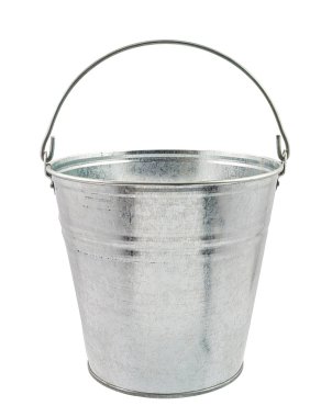 The empty zinced bucket clipart