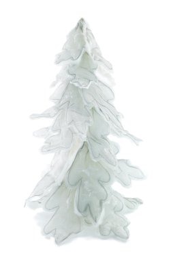 Karla kaplı Noel ağacı