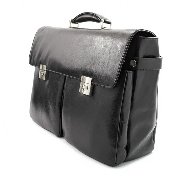 Business leather briefcase — Stock Photo, Image