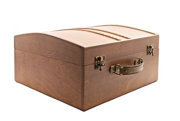 Wooden casket Stock Image