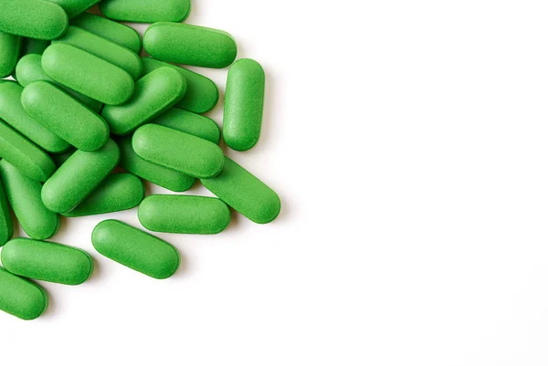 Зеленые таблетки Стоковое Фото