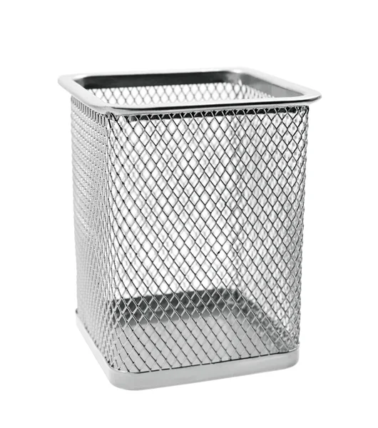 Empty wastepaper basket — Stock Photo, Image