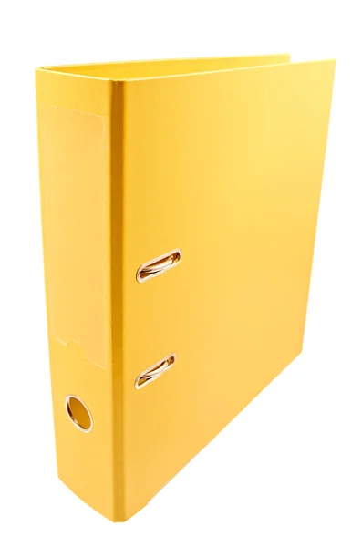 Office yellow folder — Stock Photo, Image