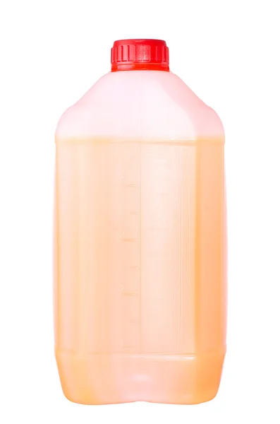 Leere Behälter mit Flüssigkeit — Stockfoto