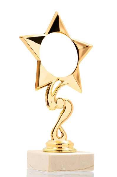 Gold trophy — Stock Photo, Image