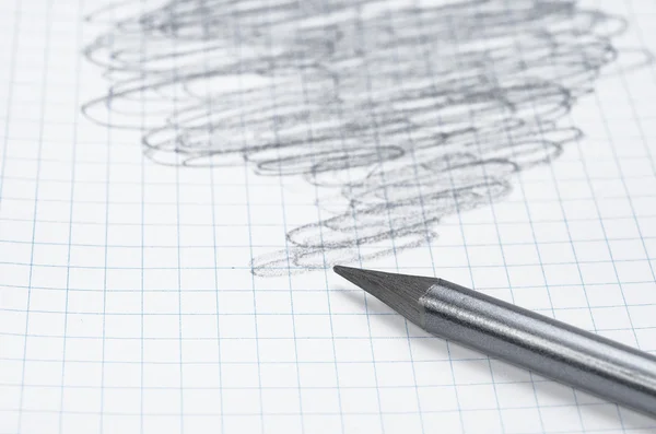 Notebook with pencil — Stock Photo, Image