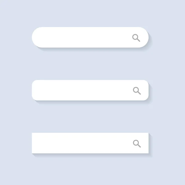 Search Bar Icon Vector Illustration Website Box Sign Symbol — Stock Vector