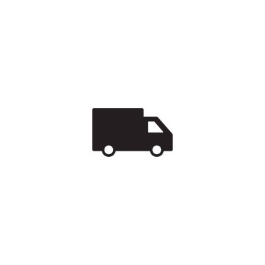 Kamyon, Lorry Web veya Mobil Uygulama Simgesi Vektörü