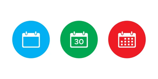 Calendário Data Agendamento Icon Vector Para Web Mobile App —  Vetores de Stock