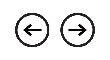 Satır Biçiminde Sağ ve Sol Ok Simgesi İşaret Simgesini Döndür