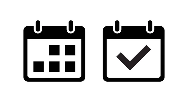 Calendar Schedule Date Icon Vector Clipart Style — 스톡 벡터