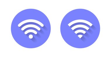 Wifi icon vector in variation style. Wireless network sign symbol