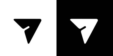 Share, send content icon vector in clipart style. Social media elements