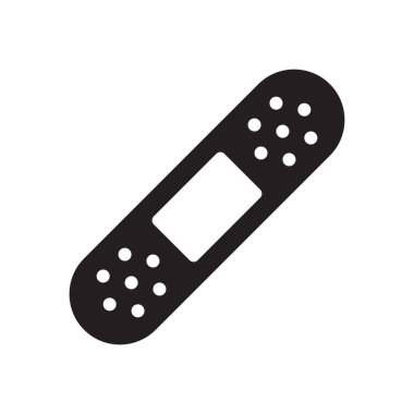 Bandaj, tıbbi alçı simge vektörü Clipart biçimi