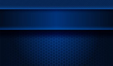 Koyu siyah ve mavi soyut arka plan tasarımı teknoloji kurumsal iş şablonu. En düşük gradyan yaratıcı sayfa bulanık