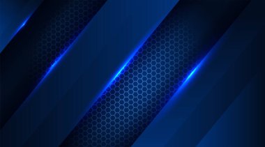 Koyu siyah ve mavi soyut arka plan tasarımı teknoloji kurumsal iş şablonu. En düşük gradyan yaratıcı sayfa bulanık