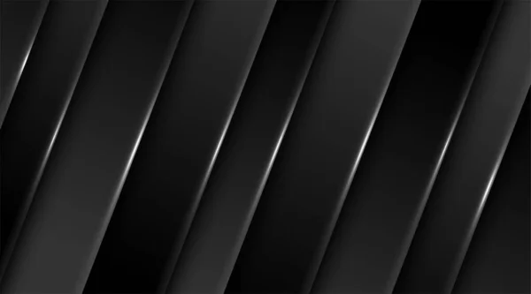 Luksusowe Abstrakcyjne Tło Ciemnymi Liniami Szablonu Deluxe Design Nowoczesny Czarny — Wektor stockowy