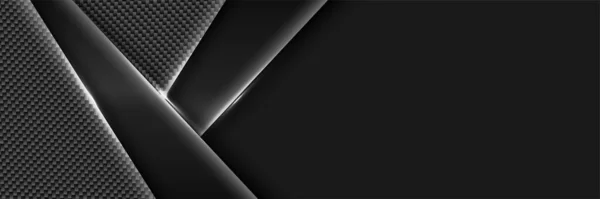 Elegante Schwarze Textur Abstrakten Modernen Futuristischen Hintergrund Luxuriöses Dunkelgraues Leerraum — Stockvektor