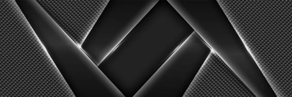 Κομψή Μαύρη Υφή Αφηρημένη Σύγχρονη Φουτουριστικό Υπόβαθρο Πολυτελές Σκούρο Γκρι — Διανυσματικό Αρχείο