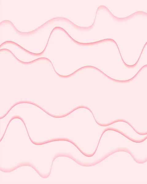 抽象的なペーパーカットの背景とバレンタインデーのコンセプト — ストックベクタ