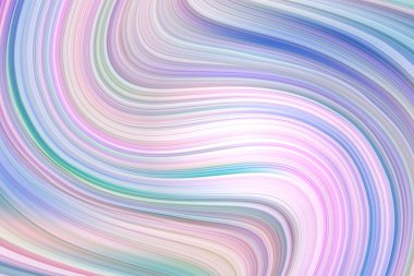 Soyut Dalgalı Çarpık Şekil Tasarım Elemanı