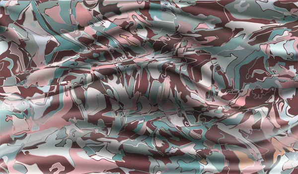 织物设计用折叠式无缝制复古图案 — 图库矢量图片