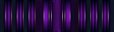Işık efekti mor, koyu geometrik arkaplan