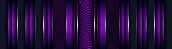 Lichteffekt Lila Glänzend Mit Dunklem Geometrischem Hintergrund — Stockvektor