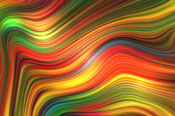 Colorful Bright Combination Liquid Paint Fluid Art Background — Stock Vector