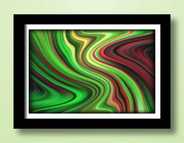 Abstract Golvende Gestreepte Achtergrond Voor Moderne Poster Lay Out — Stockvector