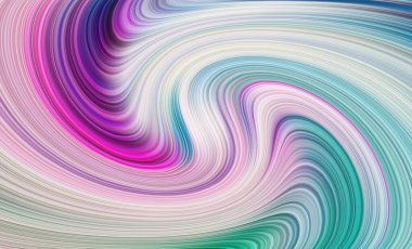 Yaratıcı sanat çizgisinin renkli ışığı