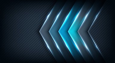 Modern koyu mavi soyut dijital fütüristik teknoloji arka planı